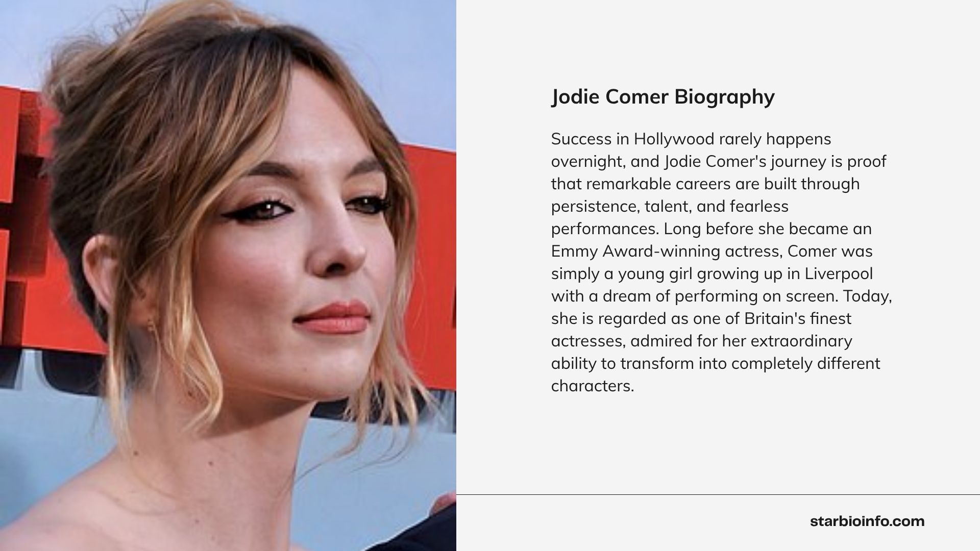 Jodie Comer biography, age, net worth, movies, TV shows, awards, and career