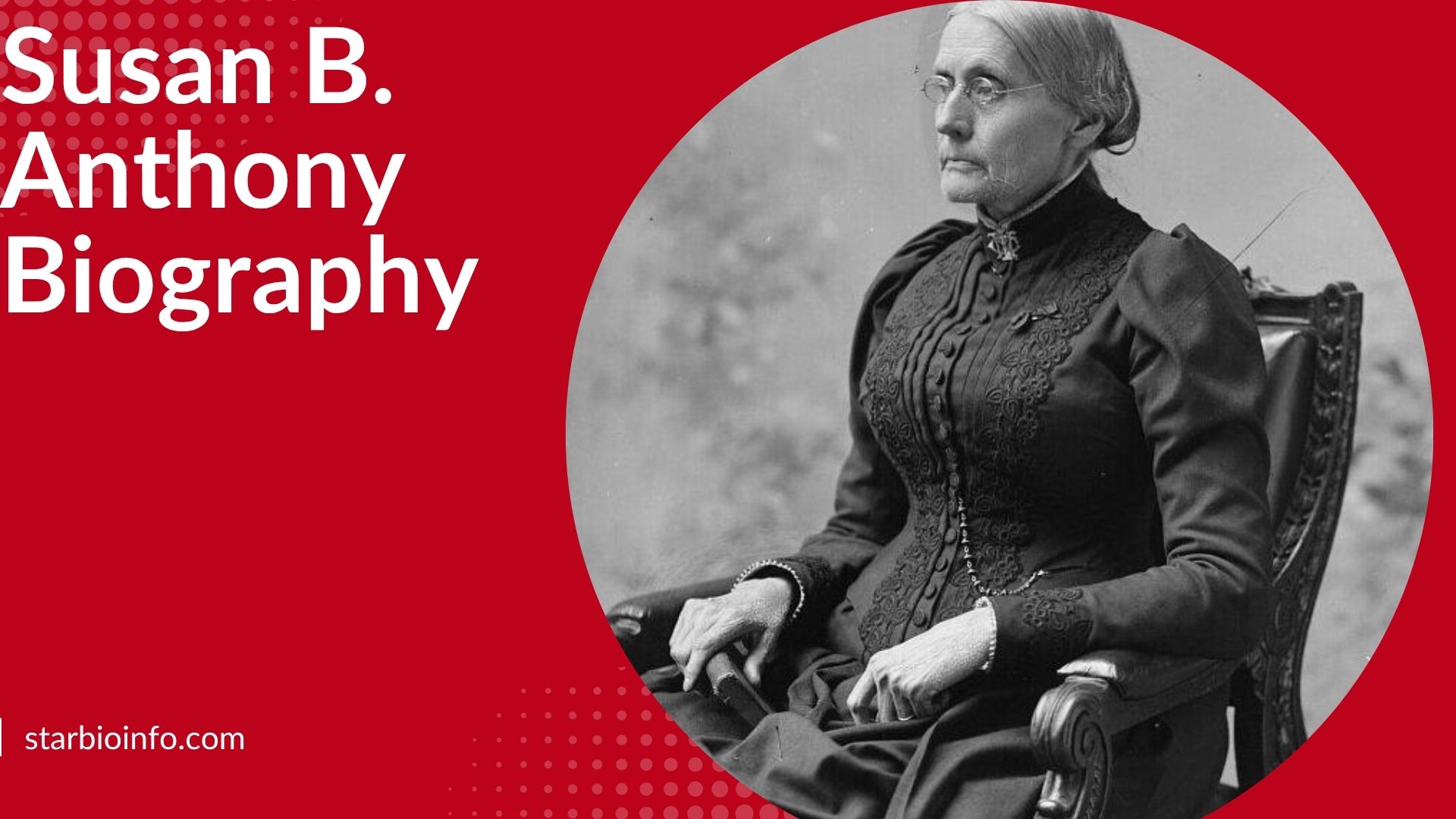 Susan B. Anthony advocating for women's voting rights