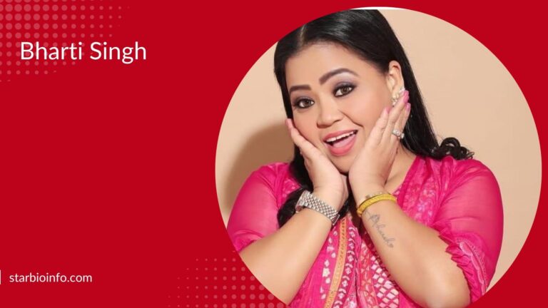 Bharti Singh, Indian comedian and television host, attending a public event.