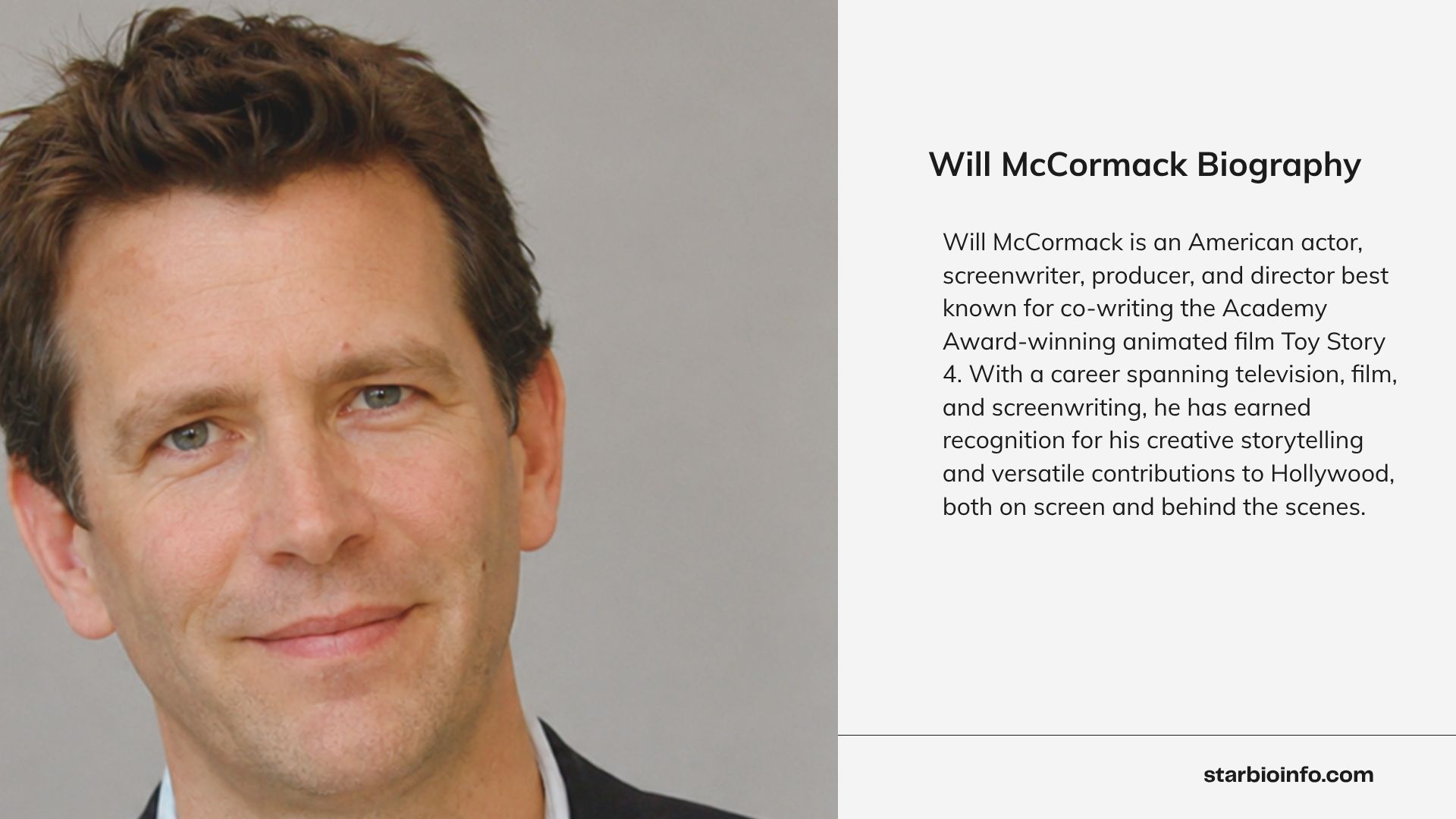 Will McCormack attending a Hollywood film premiere in a black suit.