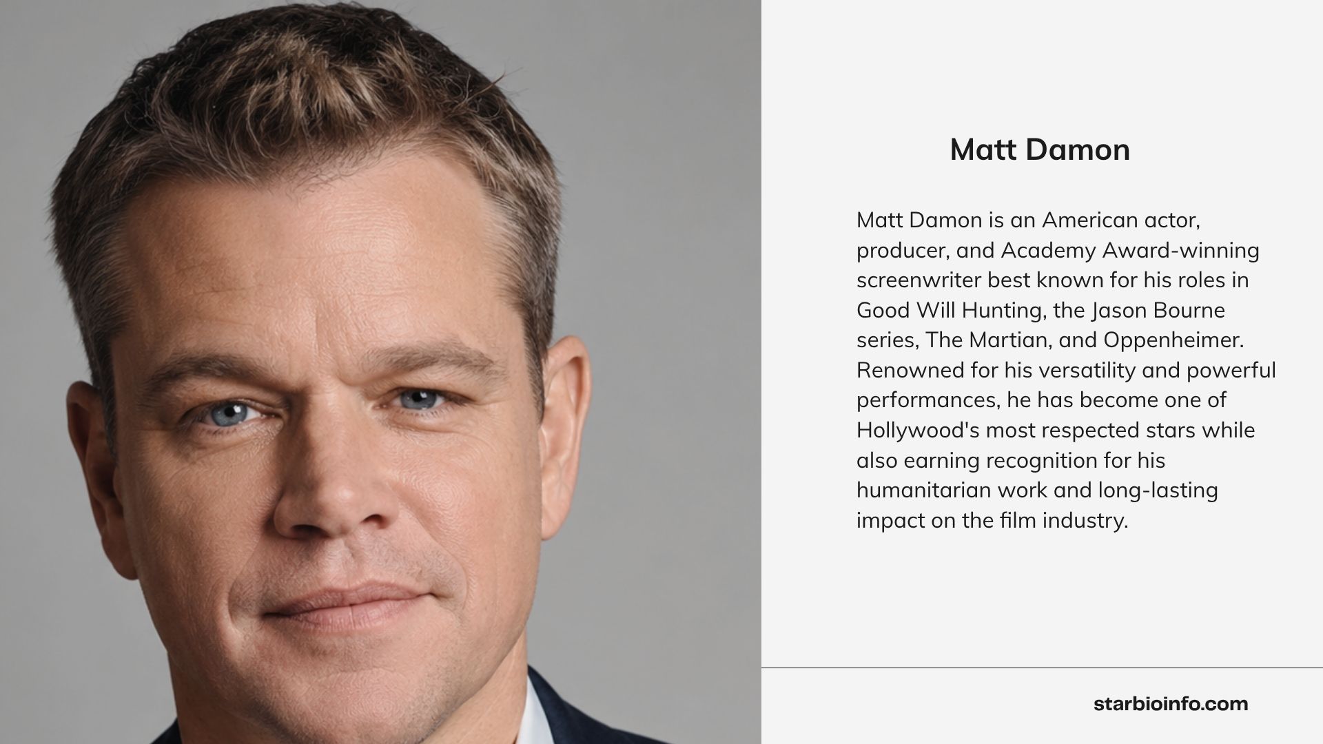 Matt Damon posing at a film premiere.