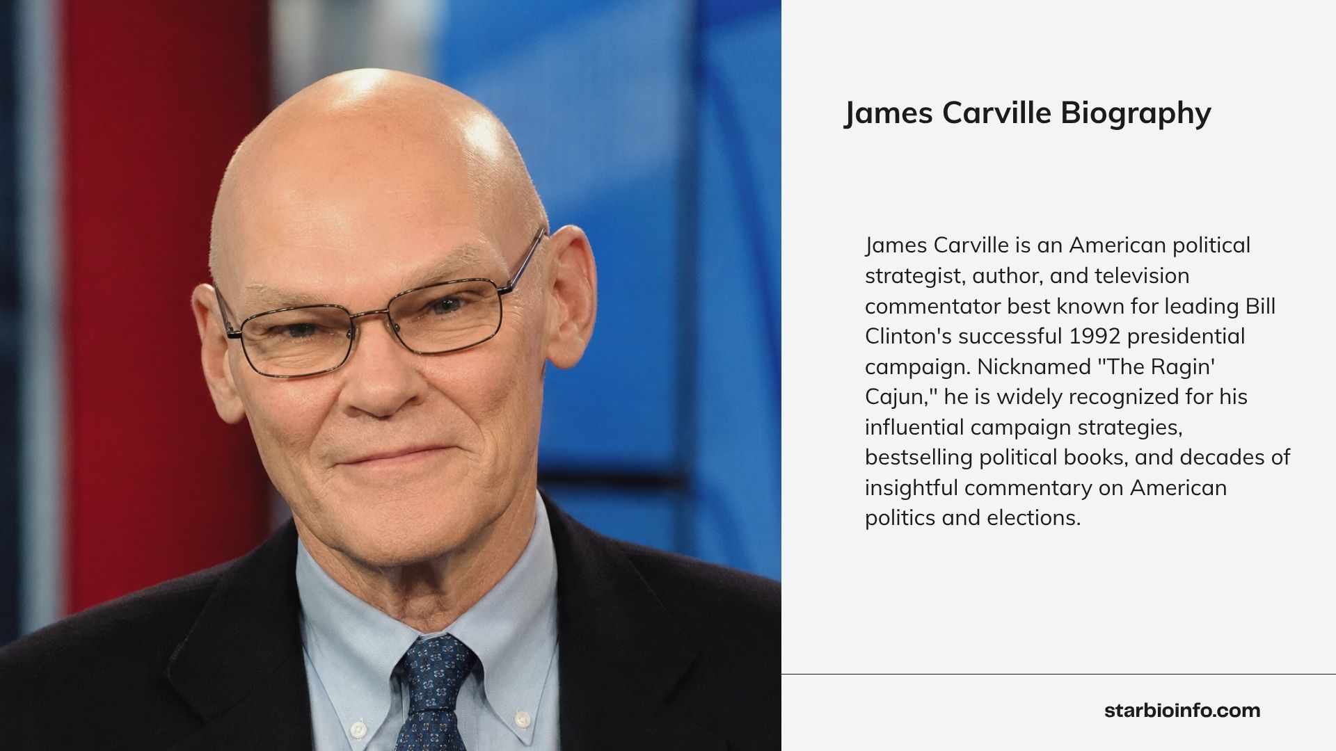 James Carville Biography