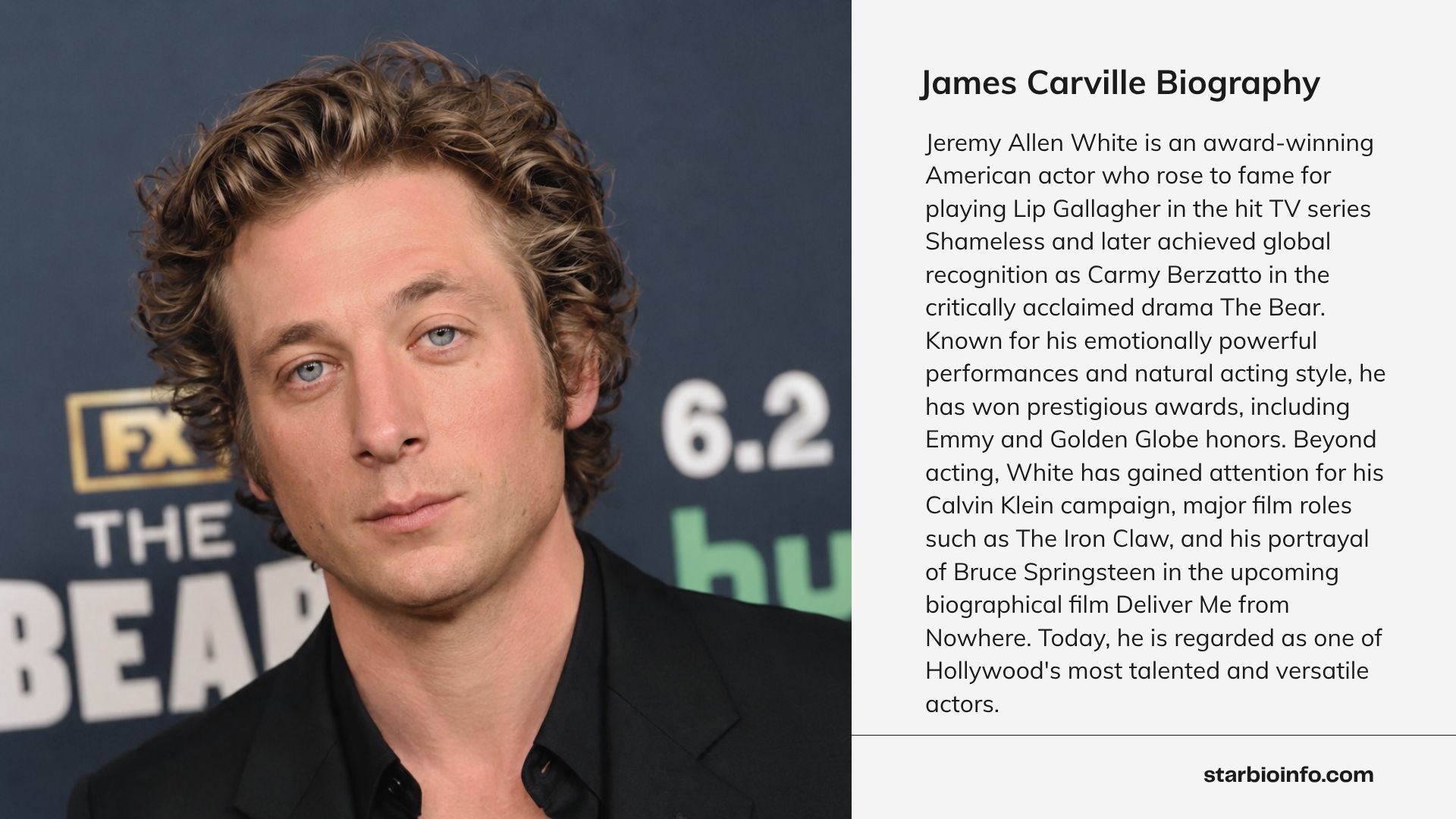 Jeremy Allen White American actor portrait